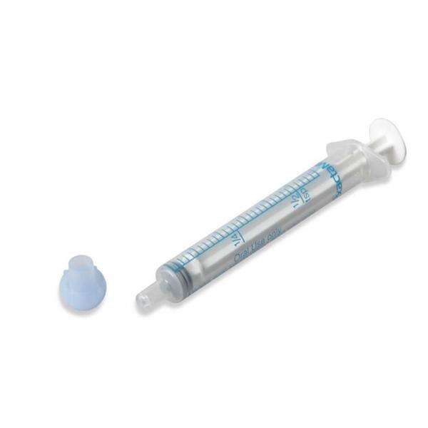 Syringe Oral ExactaMed Polypropylene 3cc Transparent 500/Case